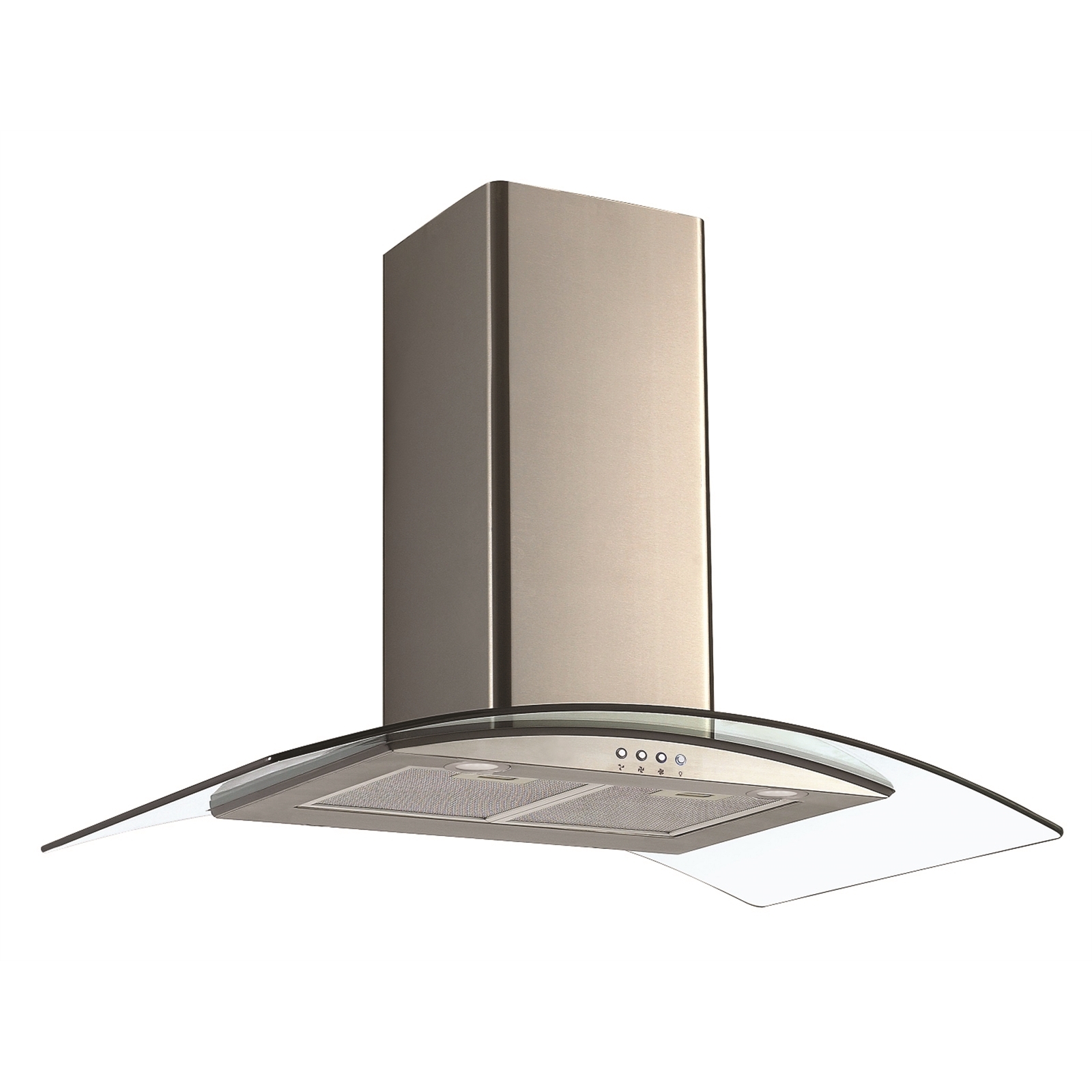 Everdure 90cm Stainless Steel Curved Glass Canopy Rangehood - RBES9012