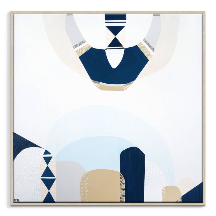 Artist Lane "Whitsunday Island  " by Ani Ipradjian - 102x102cm Timber Framed Canvas