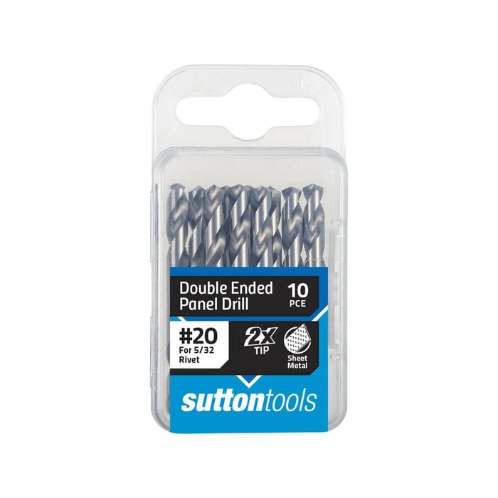 Sutton Tools No.20 Tupoint Panel Drill Bit - 10 Pack