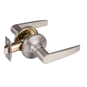 Schlage Satin Nickel Regent Series Jupiter Passage Leverset