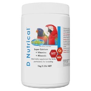 Vetafarm D Nutrical Super Calcium + Vitamins & Minerals Bird Supplement 1kg