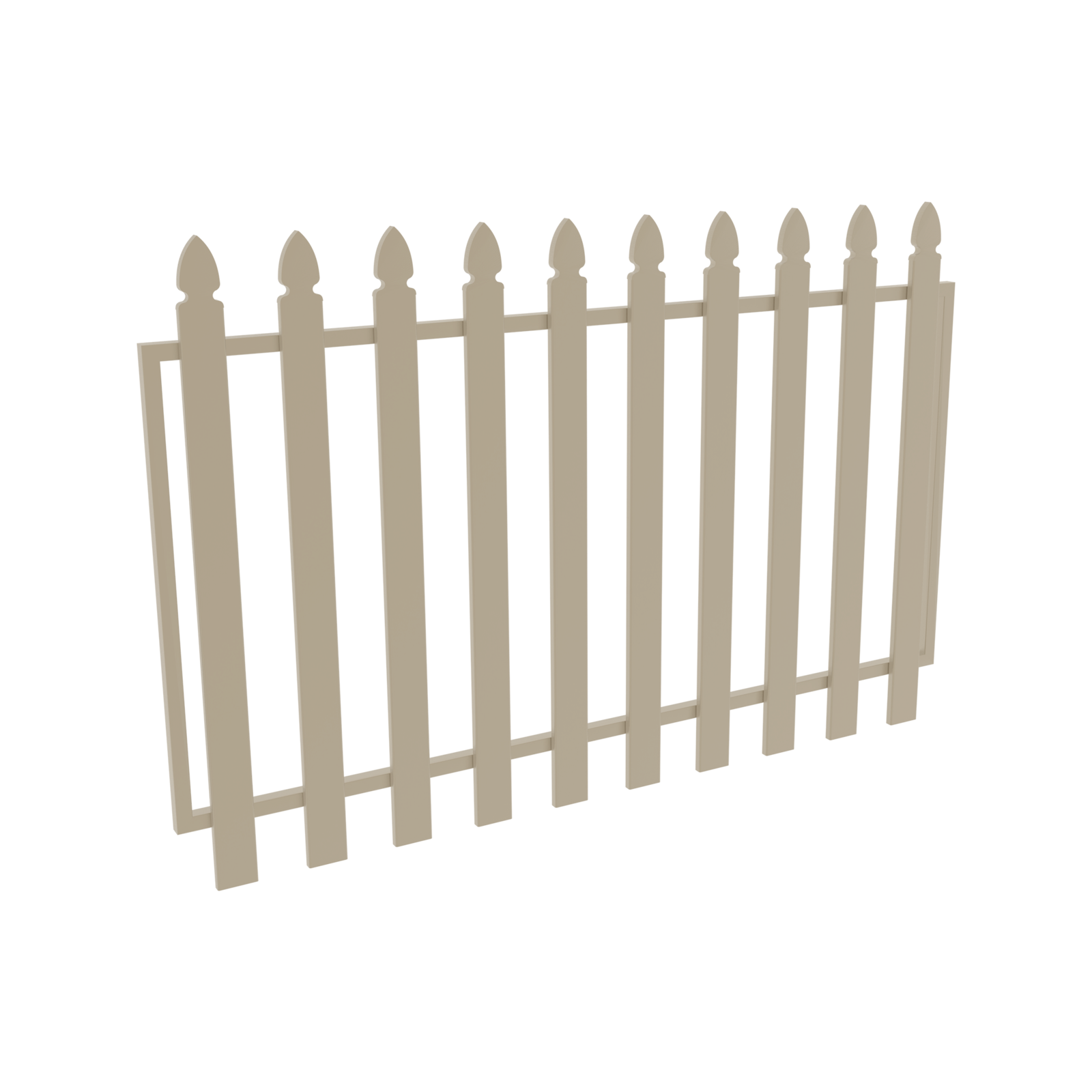 ProtectorAl 800 - 1500 x 1000mm Paperbark Aluminium Garden Gate Bishop product image