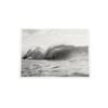 Galrie Stunning Black and White Surfing Photography - Surfing Big Break Art Print, White Frame, A4 21 x 30cm (8 x 12inch)
