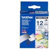 Brother TZE 12mm Blue White Fabric Tape