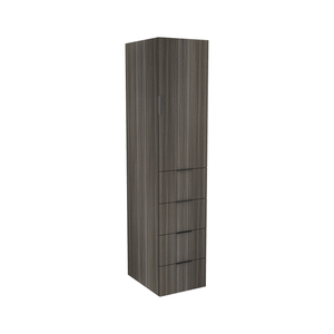 Lugna 2048 x 450 x 580mm Storm 3 Shelf 4 Drawers Right Hinged Door Storage Cabinet