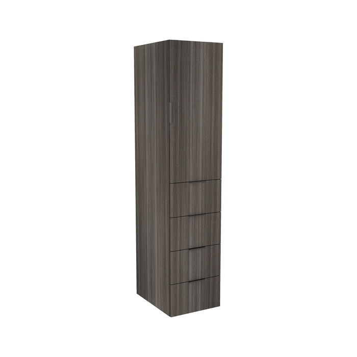 Lugna 2048 x 450 x 580mm Storm 3 Shelf 4 Drawers Right Hinged Door Storage Cabinet