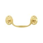 Delf 54 x 141mm Polished Brass Drop Handle