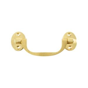 Delf 54 x 141mm Polished Brass Drop Handle