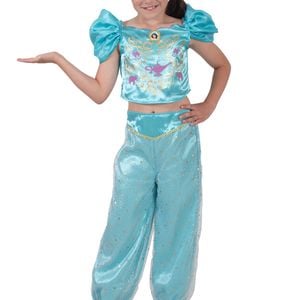 Princess Jasmine Girls Sparkle Disney Princess Costume - 3-5