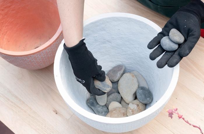 adding rocks