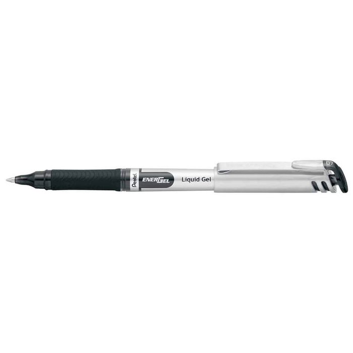 Pentel EnerGel Metal Tip Rollerball Pen 0.7mm (Black)