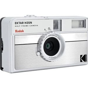 Kodak Ektar H35n Half Frame Camera - Striped Silver