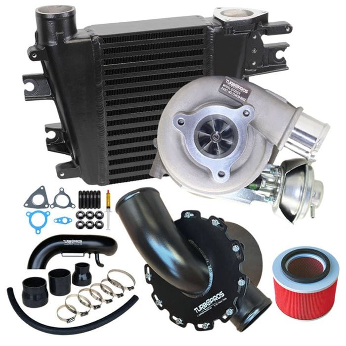 Upgrade Turbo, Intercooler, Airbox And Piping Kit For Nissan Patrol Zd30 3.0l Direct Injection 2000-2007