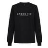 Green Hip Long Sleeve T-Shirt Black Small