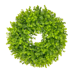 Un-Real 45cm Artificial Outdoor Eucalyptus Wreath - 45cm