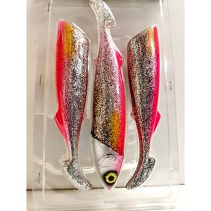 Entice TRex Bluewater Livies Soft Plastic Tuna Game Fishing Lure Pink