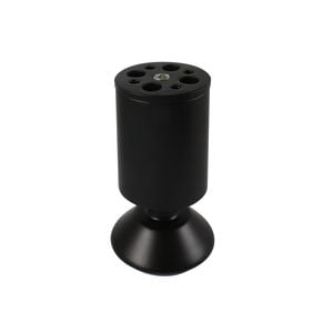 Leg Furniture Metal Adoored 50x100mm Cabinet Blk 4pk 40084