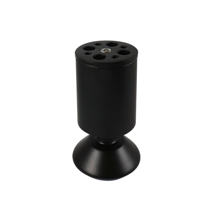Leg Furniture Metal Adoored 50x100mm Cabinet Blk 4pk 40084