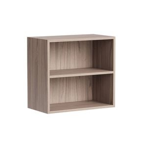 Kaboodle 300-399mm Silver Ash Customisable Med Wall Open Shelf