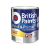 British Paints 1L White Low Sheen Exterior Paint and Prime