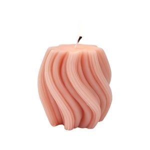 Urban Swirl 8cm Vanilla Scented Candle Home Fragrance - Rose