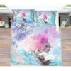 3D Pink Watercolor 016 Bed Pillowcases Quilt King Size