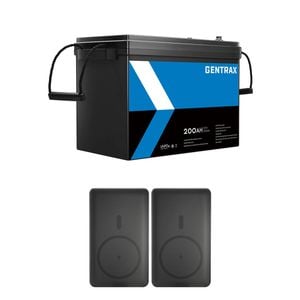 Gentrax 12v 200ah Lithium Battery + 20000mah Power Bank