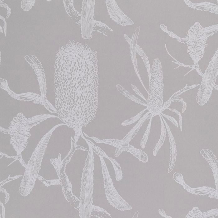 Porter's Paints 61.5cm x 10m Roll Fog Banksia Wallpaper - 61.5cm x 10m
