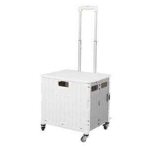 Toque Foldable Grocery Shopping Trolley Cart 65L Beige
