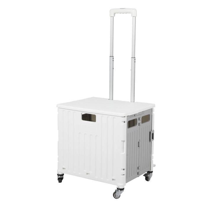 Toque Foldable Grocery Shopping Trolley Cart 65L Beige