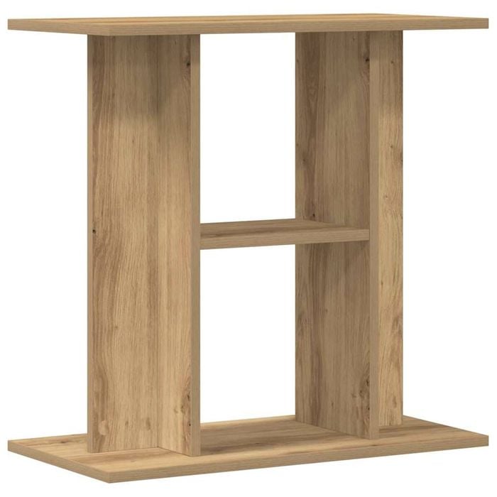 vidaXL Aquarium Stand Artisan Oak 60x30x60 cm