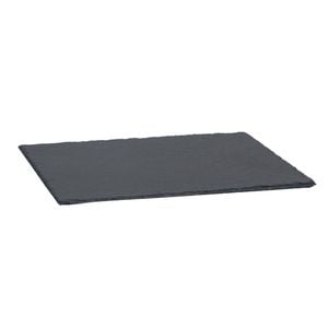Argon Tableware Slate Serving Platter - 40 X 30cm - Natural Raw Cut Stone Kitchen Worktop Serving Platter Placemat Cheese Board
