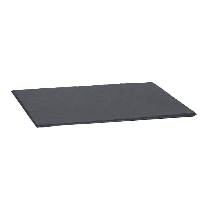 Argon Tableware Slate Serving Platter - 40 X 30cm - Natural Raw Cut Stone Kitchen Worktop Serving Platter Placemat Cheese Board