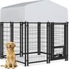 Advwin Dog Crate Kennel Large House Pet Run Cage Puppy Outdoor Enclosure