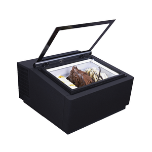 Exquisite 3 Tubs Ice Cream Scooping Freezers