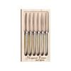 Laguiole Jean Neron 6pc. Butter/pate Knife Set - Light Horn