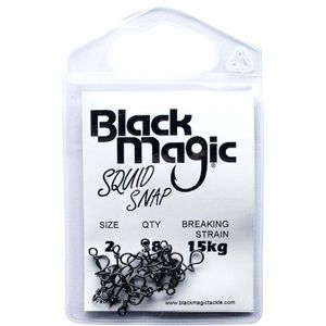 Black Magic Spiral Squid Fishing Snap Clip 2 (15kg Breaking Strength)