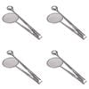 4PK Appetito Stainless Steel 28.5cm Skimmer Tongs Kitchen Cooking Utensil