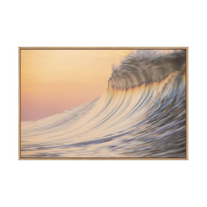 Artey | Sherbert - Framed Canvas - Natural Frame - 60 x 90cm