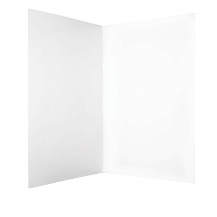Rick McLean's Bathware 1470 x 875 x 2000mm White W4 Acrylic Shower Wall Liner