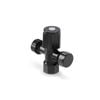 Brasshards 15 x 15mm Black Matt Lead Free 2 Way Cistern Tap