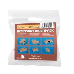 D-Line 9 Piece Brown Cable Cover Kit