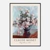 Galrie Claude Monet's Chrysanthemums 1882 -Stunning Impressionist Floral Art Print Home, Black Frame, A1 60 x 84cm (23 x 33inch)