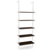 Costway 5-tier Wall Mounted Bookshelf