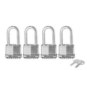 Master Lock Magnum With 51mm Long Shackle Padlock - 4 Pack