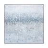 Lvd Framed Canvas Light Rain Abstract Print Wall Hanging Decor 100x100cm