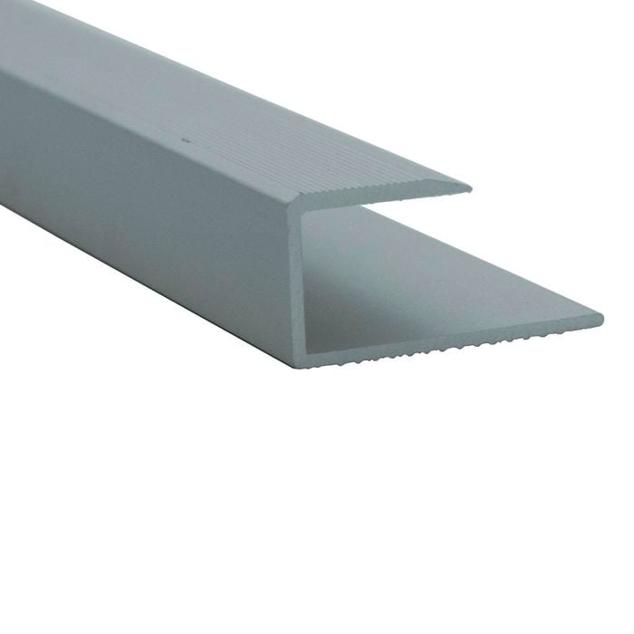 Roberts 12mm x 3.3m Silver End Trim - 10 Pack