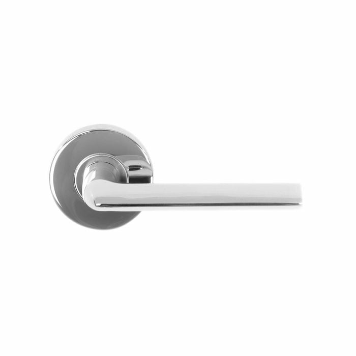 Delf Polished Stainless Alicante Dummy Lever Set