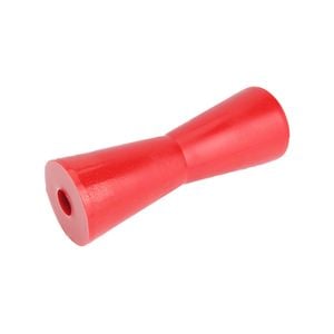 Sunrise Poly Soft Roller 8" Concave Roller 17mm Bore Red - Brps326