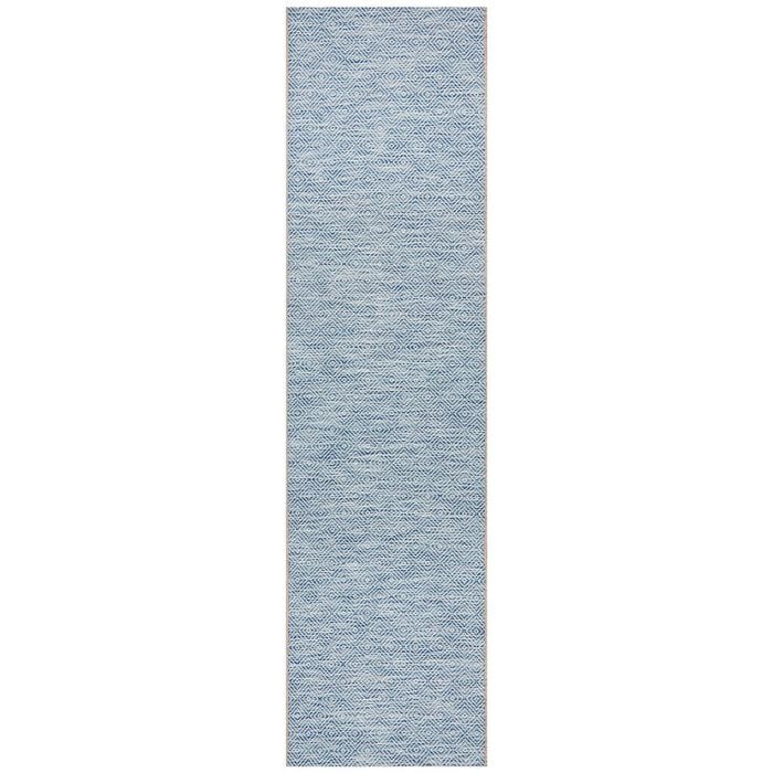 The Rug Connection Deck 5500 Blue 300x80cm - Medium Runner Pet Friendly Outdoor Rug